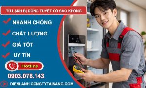 tủ lạnh bị đóng tuyết có sao không tìm hiểu