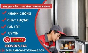 tủ lạnh kêu to là bình thường không tại sao