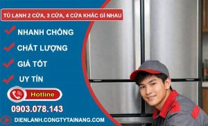 tủ lạnh 2 cửa 3 cửa khác gì nhau