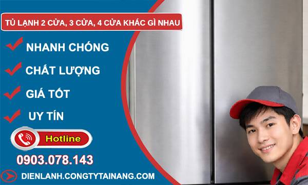 tủ lạnh 2 cửa 3 cửa khác gì nhau so sánh