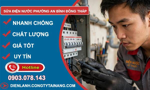 Sửa điện nước phường An Bình Đồng Tháp