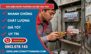 Sửa điện nước phường An Hội Cần Thơ