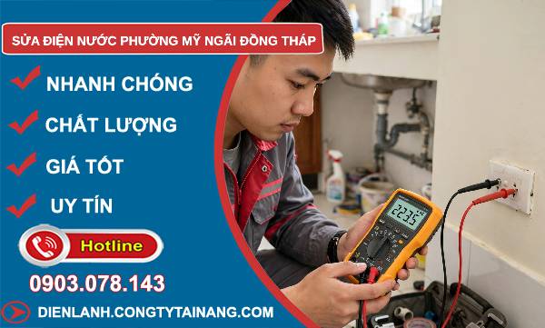 Sửa điện nước phường Mỹ Ngãi Đồng Tháp