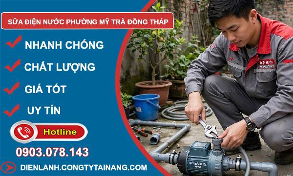Sửa điện nước phường Mỹ Trà Đồng Tháp