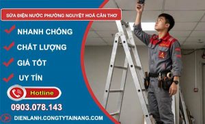 Sửa điện nước phường Nguyệt Hoá Cần Thơ