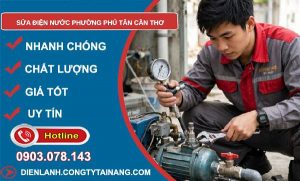 Sửa điện nước phường Phú Tân