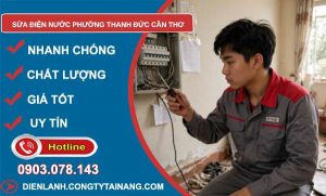 Sửa điện nước phường Thanh Đức Cần Thơ