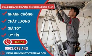 Sửa điện nước phường Thanh Hòa Đồng Tháp uy tín