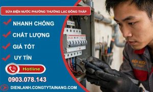Sửa điện nước phường Thường Lạc Đồng Tháp giá rẻ