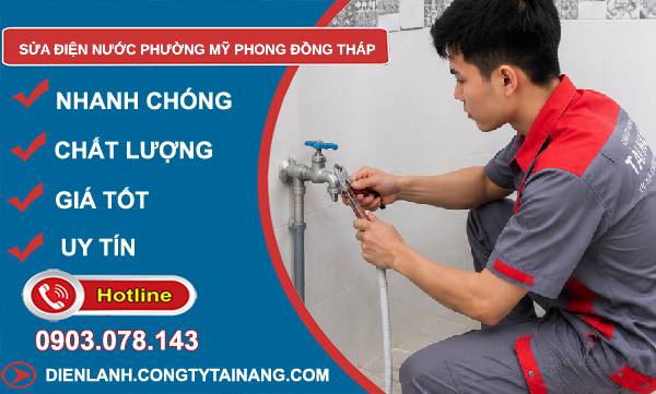 Sửa điện nước phường Mỹ Phong Đồng Tháp