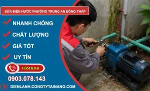 Sửa điện nước phường Trung An Đồng Tháp uy tín