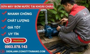 sửa máy bơm nước khoái châu