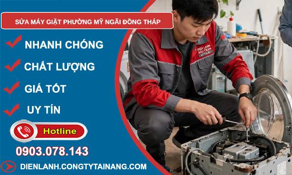 Sửa máy giặt phường Mỹ Ngãi Đồng Tháp