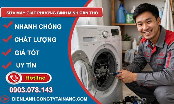 Sửa máy giặt phường Bình Minh Cần Thơ giá rẻ