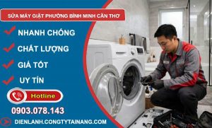 Sửa máy giặt phường Bình Minh Cần Thơ uy tín