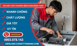 sửa máy giặt phường bình xuân đồng tháp giá rẻ