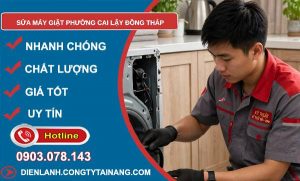 Sửa máy giặt phường Cai Lậy Đồng Tháp uy tín