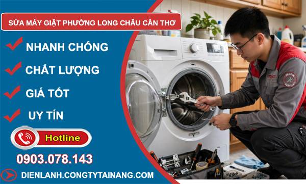sửa máy giặt phường Long Châu Cần Thơ giá rẻ