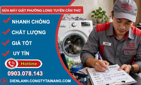 Sửa máy giặt phường Long Tuyền Cần Thơ giá rẻ