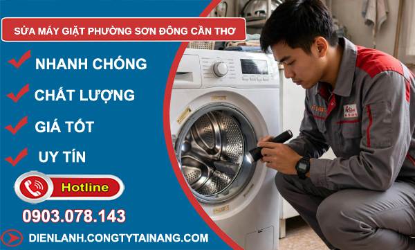 Sửa máy giặt phường Sơn Đông Cần Thơ