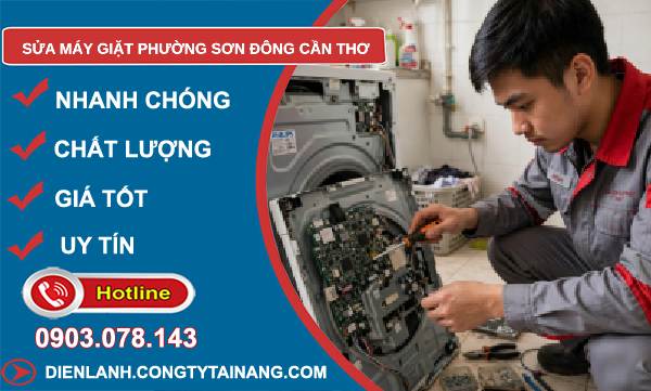Sửa máy giặt phường Sơn Đông Cần Thơ uy tín