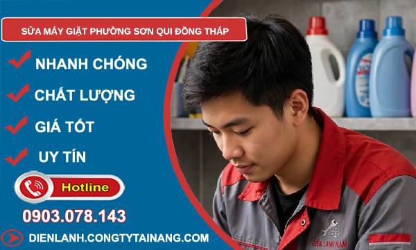sửa máy giặt phường sơn qui đồng tháp giá rẻ
