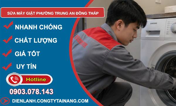 sửa máy giặt phường trung an đồng tháp