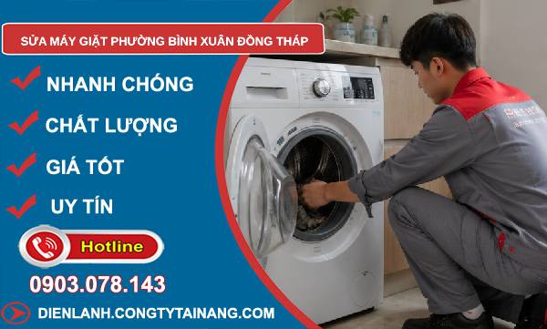 sửa máy giặt phường bình xuân đồng tháp