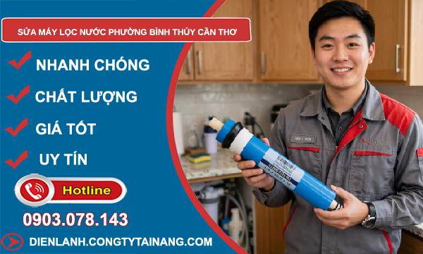 sửa máy lọc nước phường Bình Thủy