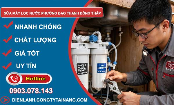 Sửa máy lọc nước phường Đạo Thạnh Đồng Tháp