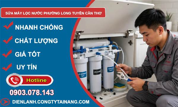 Sửa máy lọc nước phường Long Tuyền Cần Thơ