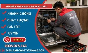 sửa máy rửa chén tại khoái châu giá rẻ