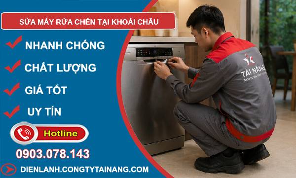 sửa máy rửa chén tại khoái châu uy tín