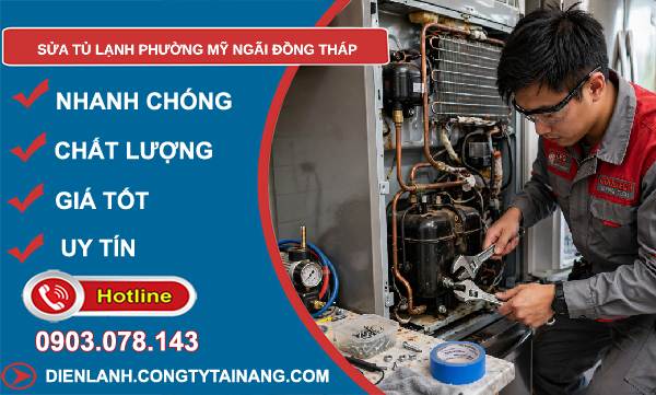 Sửa tủ lạnh phường Mỹ Ngãi Đồng Tháp uy tín