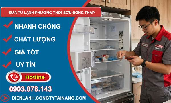 Sửa tủ lạnh phường Thới Sơn Đồng Tháp