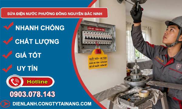 sửa điện nước Đồng Nguyên