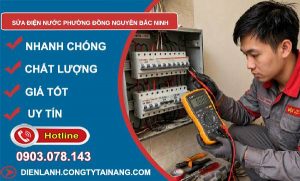 sửa điện nước phường Đồng Nguyên Bắc Ninh