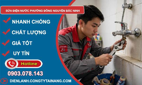 sửa điện nước phường Đồng Nguyên