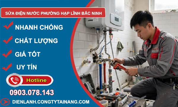sửa điện nước phường Hạp Lĩnh Bắc Ninh