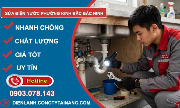 sửa điện nước phường Kinh Bắc