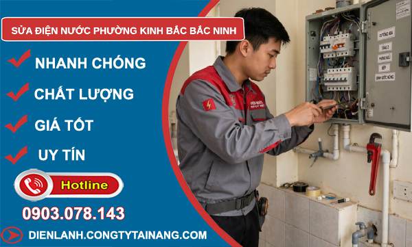 sửa điện nước phường Kinh Bắc Bắc Ninh