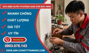 sửa điện nước phường Nam Sơn Bắc Ninh