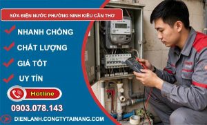 sửa điện nước phường Ninh Kiều Cần Thơ