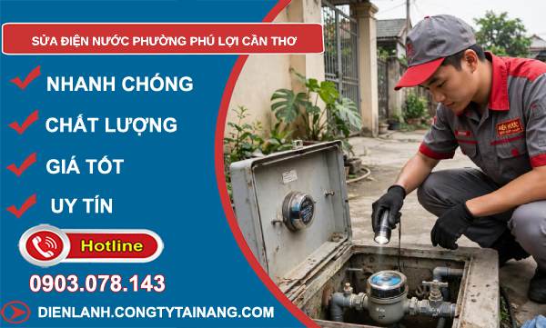 sửa điện nước phường Phú Lợi