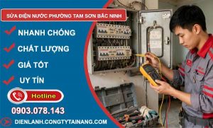 sửa điện nước phường Tam Sơn Bắc Ninh