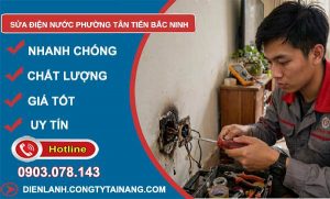 sửa điện nước phường Tân Tiến Bắc Ninh