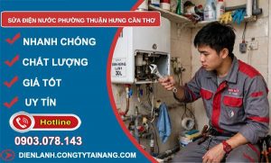 sửa điện nước phường Thuận Hưng Cần Thơ
