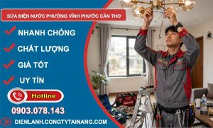 sửa điện nước phường Vĩnh Phước Cần Thơ