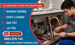 sửa điện nước phường Yên Dũng Bắc Ninh