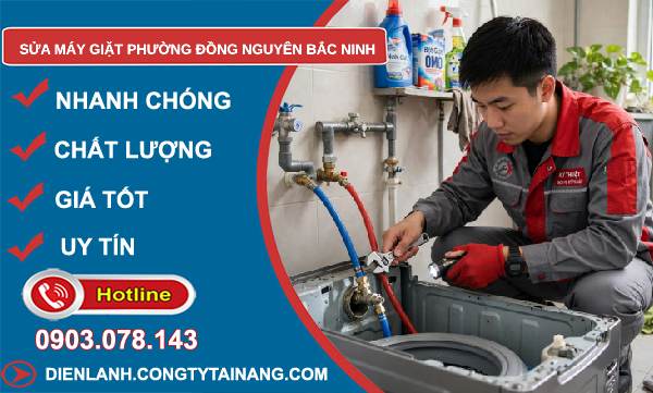 sửa máy giặt phường Đồng Nguyên